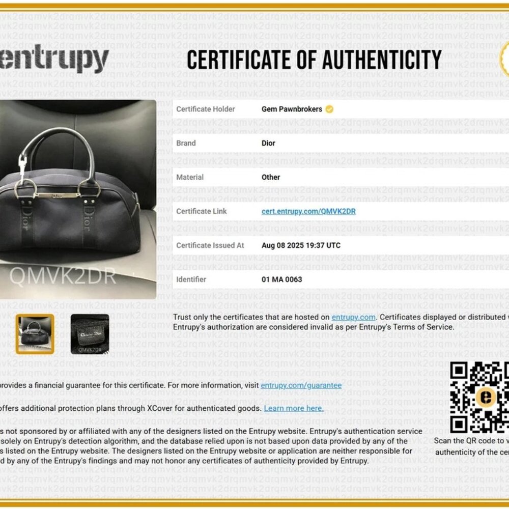 Christian Dior Hardcore Bowler Bag - Navy - Picture 3 of 14